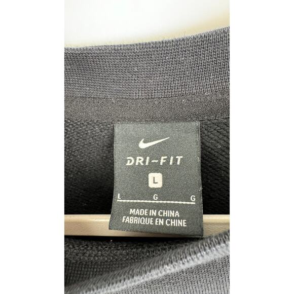 Nike Dry Versa Cropped Training Pullover Sweatshirt CD8793 Womens Large Black - Picture 9 of 12